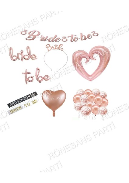 Bride To Be Bekarlığa Veda Partisi Seti-4