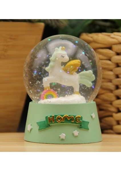 Unicorn Işıklı Kar Küresi Yeşil fiyatları