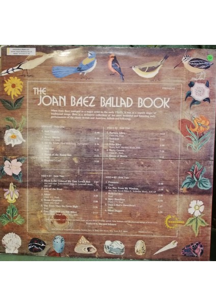 Joan Baez – The Joan Baez Ballad Book 1972 fiyatları