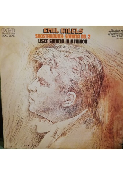 Emil Gilels, Dmitri Shostakovich, Franz Liszt – Sonata No. 2; Sonata In B Minor 1976