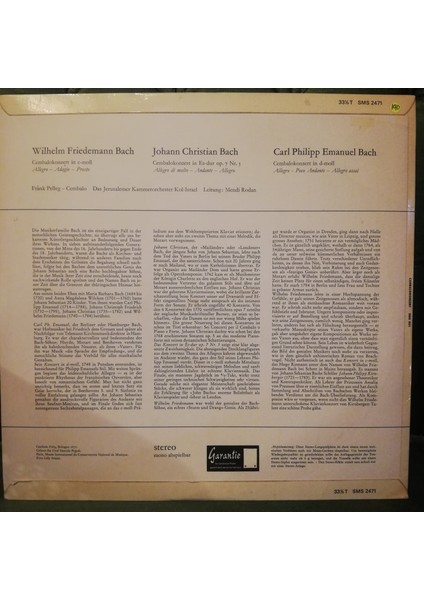 Die Söhne Bachs - Cembalo Konzerte fiyatları