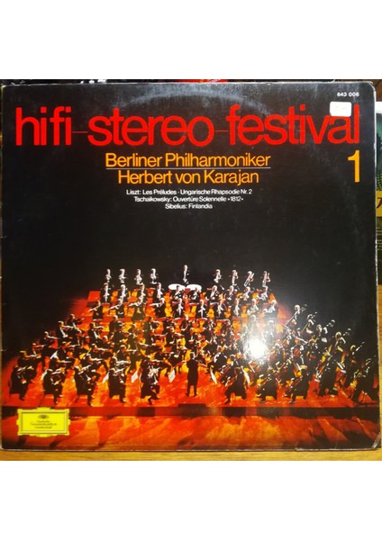 Berliner Philharmoniker, Herbert Von Karajan – Liszt*, Tschaikowsky*, Sibelius* – Hifi-Stereo-Festival 1