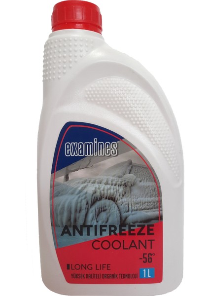 -56°c Organik Kırmızı Antifriz 1 Litre