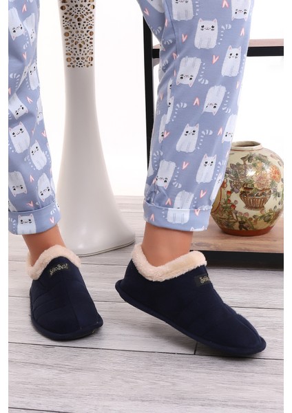 STL-015 Kadın - Erkek Kışlık Yünlü Ev Pandufu Botu Ev Ayakkabısı modelleri