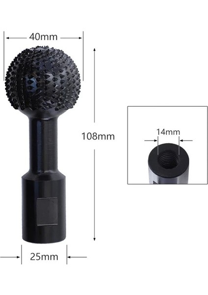 Avuç Taşlama Için Ahşap Işleme Törpü Zımpara Topu 40 mm