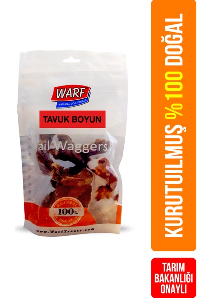 %100 Doğal Katkısız Kurutulmuş Tavuk Boynu / Besin Değeri Yüksek