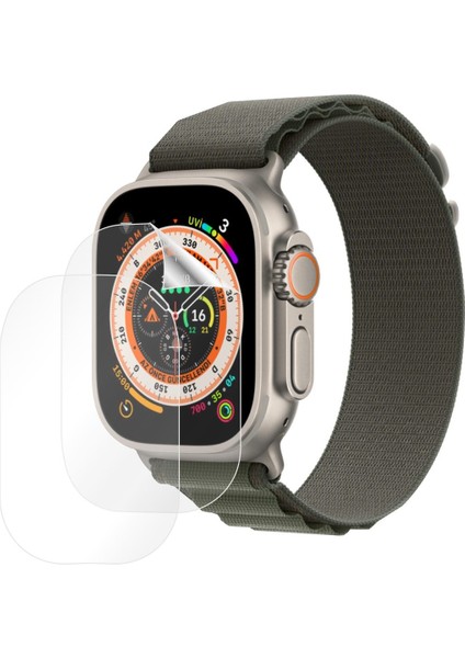Apple Watch Ultra 49MM ile Uyumlu Esnek Nano Ekran Koruyucu Film(2 Adet)
