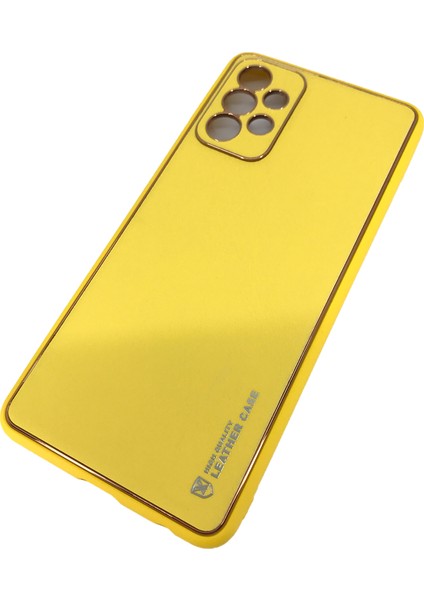 Samsung Galaxy A72 Uyumlu Coco Leather Seri Arka Koruma