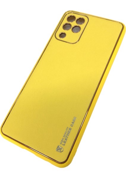 Samsung Galaxy A22 4g Uyumlu Coco Leather Seri Arka Koruma