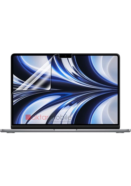 MacBook Air M2 13.6" 2022 A2681 Uyumlu Ekran Koruyucu - 2 Adet - Ultra Ince & Kırılmaz & Tam Uyum