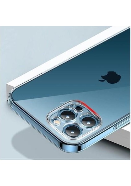 iPhone 14 Pro Max Uyumlu (14 Pro Max) Kamera Korumalı Soft Şeffaf Silikon Kılıf