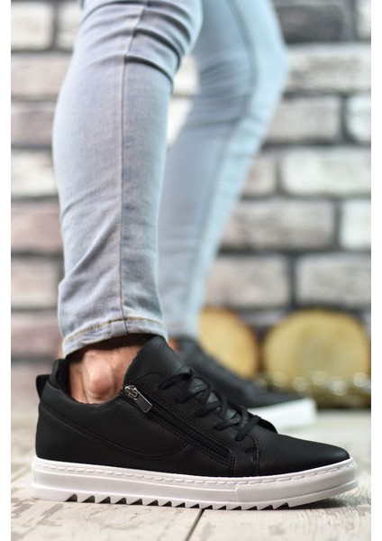 Siyah Erkek Sneaker 0012961 fırsatları