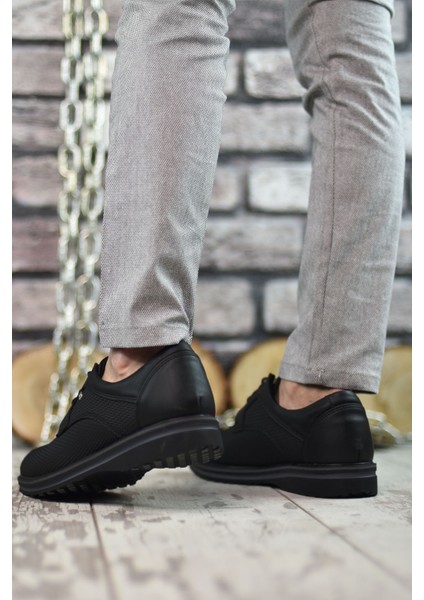 Siyah Gri Erkek Sneaker 0012687