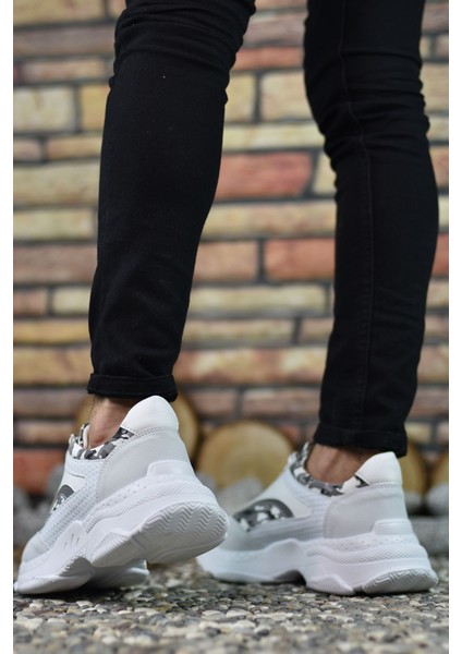 Beyaz Erkek Sneaker 0012157 indirimleri