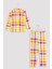 Çok Renkli Girls Plaid Pijama Takımı 6