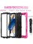 Galaxy Tab A İçin Tablet Kılıfı - Siyah - Pembe (Yurt Dışından) 3