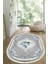 Dijital Baskılı Kaymaz Taban Yıkanabilir Oval Salon Halısı Mutfak Halısı Yolluk Vho-Hk-74 1