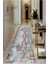 Dijital Baskılı Kaymaz Taban Yıkanabilir Modern Salon Halısı Koridor Halısı Yolluk VHU-SD-382 1