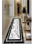Dijital Baskılı Kaymaz Taban Yıkanabilir Modern Salon Halısı Koridor Halısı Yolluk VHU-SD-501 1