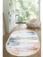 Dijital Baskılı Kaymaz Taban Yıkanabilir Oval Salon Halısı Mutfak Halısı Yolluk VHO-HS-382 1
