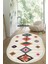 Dijital Baskılı Kaymaz Taban Yıkanabilir Oval Salon Halısı Mutfak Halısı Yolluk VHO-HK-142 1