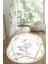 Dijital Baskılı Kaymaz Taban Yıkanabilir Oval Salon Halısı Mutfak Halısı Yolluk VHO-HS-289 1