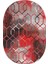 Dijital Baskılı Kaymaz Taban Yıkanabilir Oval Salon Halısı Mutfak Halısı Yolluk VHO-HT-1394 2