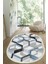 Dijital Baskılı Kaymaz Taban Yıkanabilir Oval Salon Halısı Mutfak Halısı Yolluk VHO-HT-175 1