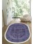 Dijital Baskılı Kaymaz Taban Yıkanabilir Oval Salon Halısı Mutfak Halısı Yolluk VHO-HT-148 1