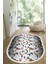 Dijital Baskılı Kaymaz Taban Yıkanabilir Oval Salon Halısı Mutfak Halısı Yolluk VHO-HT-1406 1