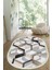 Dijital Baskılı Kaymaz Taban Yıkanabilir Oval Salon Halısı Mutfak Halısı Yolluk VHO-HT-176 1