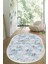 Dijital Baskılı Kaymaz Taban Yıkanabilir Oval Salon Halısı Mutfak Halısı Yolluk VHO-HT-253 1