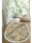 Dijital Baskılı Kaymaz Taban Yıkanabilir Oval Salon Halısı Mutfak Halısı Yolluk VHO-HT-377 1