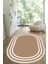 Dijital Baskılı Kaymaz Taban Yıkanabilir Oval Salon Halısı Mutfak Halısı Yolluk VHO-HT-435 1