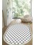 Dijital Baskılı Kaymaz Taban Yıkanabilir Oval Salon Halısı Mutfak Halısı Yolluk VHO-HT-545 1
