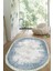 Dijital Baskılı Kaymaz Taban Yıkanabilir Oval Salon Halısı Mutfak Halısı Yolluk VHO-HT-495 1