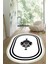 Dijital Baskılı Kaymaz Taban Yıkanabilir Oval Salon Halısı Mutfak Halısı Yolluk VHO-HT-815 1