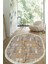 Dijital Baskılı Kaymaz Taban Yıkanabilir Oval Salon Halısı Mutfak Halısı Yolluk VHO-HT-982 1
