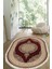 Dijital Baskılı Kaymaz Taban Yıkanabilir Oval Salon Halısı Mutfak Halısı Yolluk VHO-HT-997 1