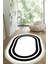 Dijital Baskılı Kaymaz Taban Yıkanabilir Oval Salon Halısı Mutfak Halısı Yolluk VHO-HT-529 1
