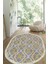 Dijital Baskılı Kaymaz Taban Yıkanabilir Oval Salon Halısı Mutfak Halısı Yolluk VHO-HY-1055 1