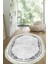 Dijital Baskılı Kaymaz Taban Yıkanabilir Oval Salon Halısı Mutfak Halısı Yolluk VHO-HY-1188 1