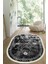 Dijital Baskılı Kaymaz Taban Yıkanabilir Oval Salon Halısı Mutfak Halısı Yolluk VHO-SD-1034 1
