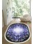 Dijital Baskılı Kaymaz Taban Yıkanabilir Oval Salon Halısı Mutfak Halısı Yolluk VHO-SD-1021 1