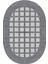 Dijital Baskılı Kaymaz Taban Yıkanabilir Oval Salon Halısı Mutfak Halısı Yolluk VHO-SD-1027 2