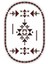 Dijital Baskılı Kaymaz Taban Yıkanabilir Oval Salon Halısı Mutfak Halısı Yolluk VHO-SD-1062 2