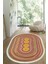 Dijital Baskılı Kaymaz Taban Yıkanabilir Oval Salon Halısı Mutfak Halısı Yolluk VHO-SD-374 1