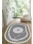 Dijital Baskılı Kaymaz Taban Yıkanabilir Oval Salon Halısı Mutfak Halısı Yolluk VHO-SD-595 1
