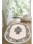 Dijital Baskılı Kaymaz Taban Yıkanabilir Oval Salon Halısı Mutfak Halısı Yolluk VHO-SD-623 1