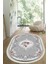 Dijital Baskılı Kaymaz Taban Yıkanabilir Oval Salon Halısı Mutfak Halısı Yolluk VHO-SD-587 1